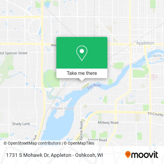 Mapa de 1731 S Mohawk Dr