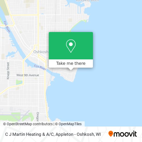 C J Martin Heating & A/C map