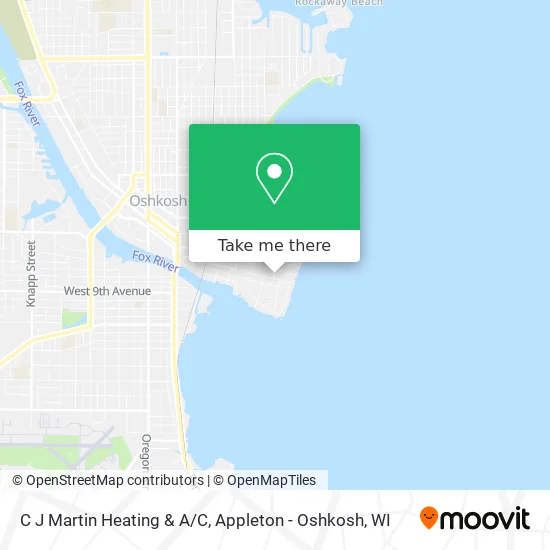 C J Martin Heating & A/C map