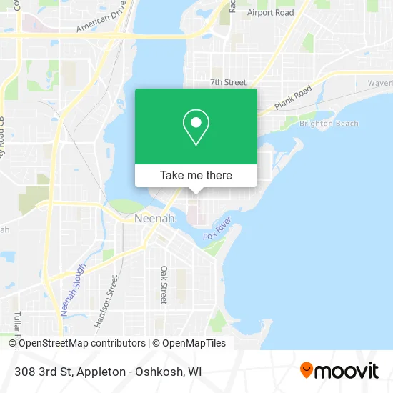 Mapa de 308 3rd St