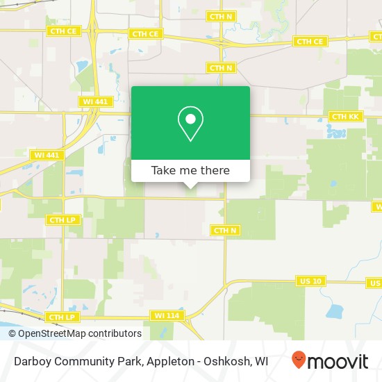 Mapa de Darboy Community Park