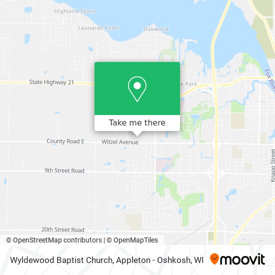 Mapa de Wyldewood Baptist Church