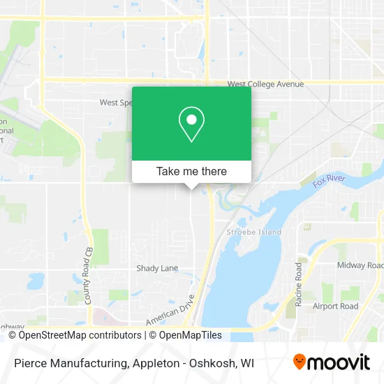 Pierce Manufacturing map