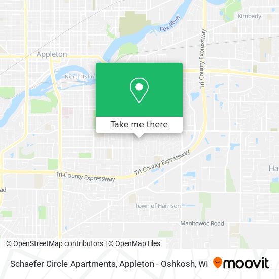 Schaefer Circle Apartments map