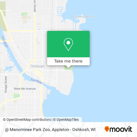 @ Menominee Park Zoo map