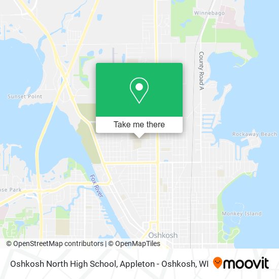 Mapa de Oshkosh North High School