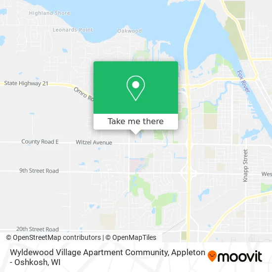 Wyldewood Village Apartment Community map