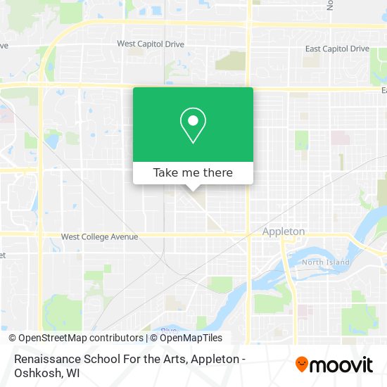 Mapa de Renaissance School For the Arts