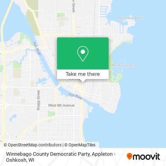 Winnebago County Democratic Party map