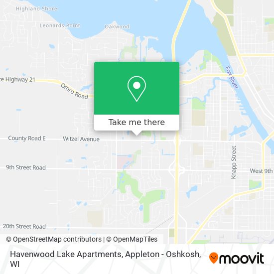 Havenwood Lake Apartments map