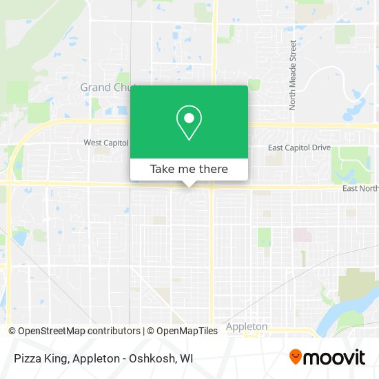 Pizza King map