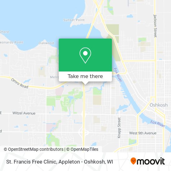 St. Francis Free Clinic map