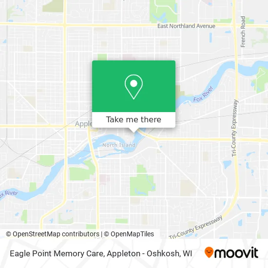 Eagle Point Memory Care map
