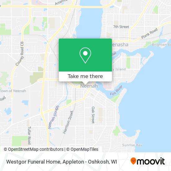 Westgor Funeral Home map