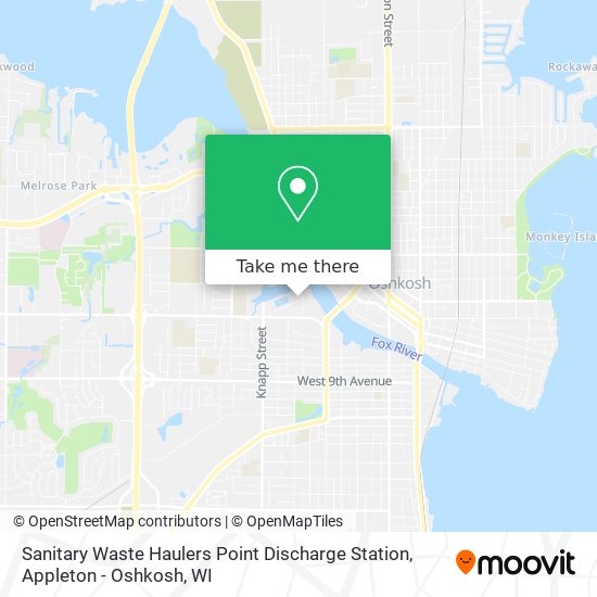 Sanitary Waste Haulers Point Discharge Station map