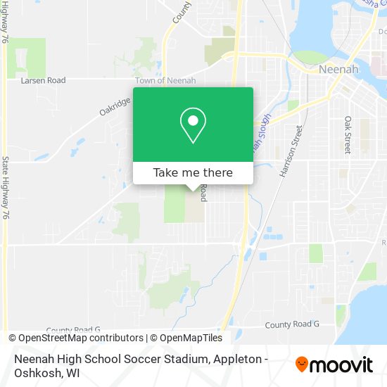 Mapa de Neenah High School Soccer Stadium
