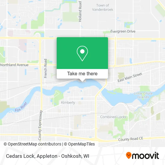 Cedars Lock map