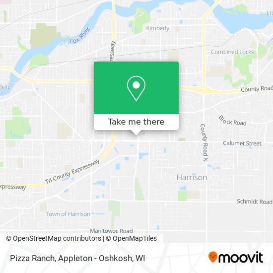 Pizza Ranch map