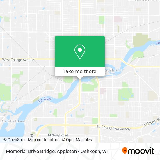 Memorial Drive Bridge map