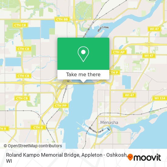 Roland Kampo Memorial Bridge map