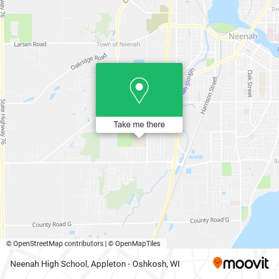 Mapa de Neenah High School
