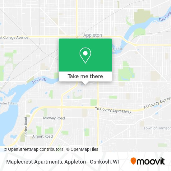 Maplecrest Apartments map