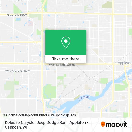 Kolosso Chrysler Jeep Dodge Ram map