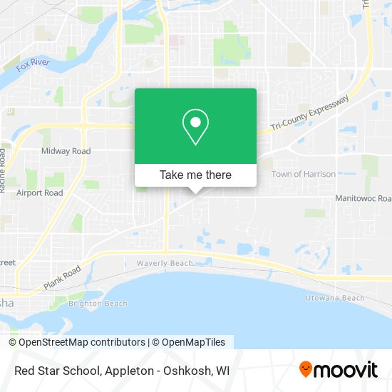 Red Star School map