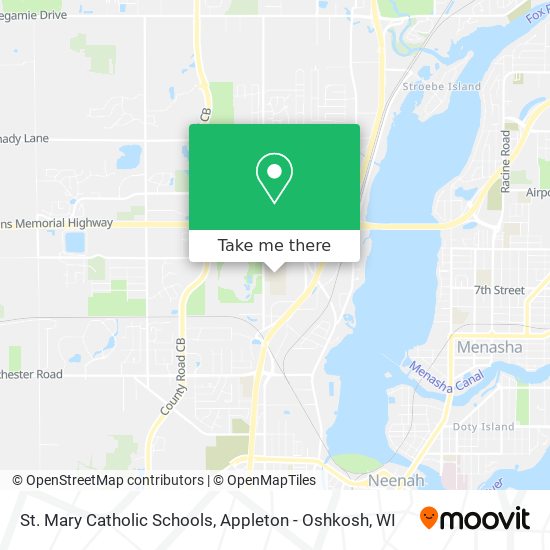 St. Mary Catholic Schools map