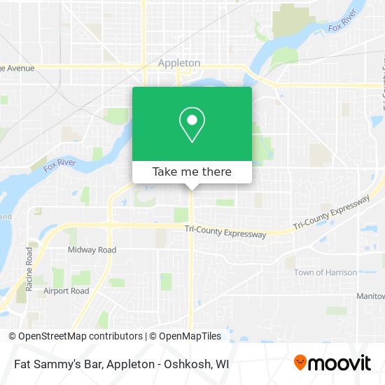 Fat Sammy's Bar map