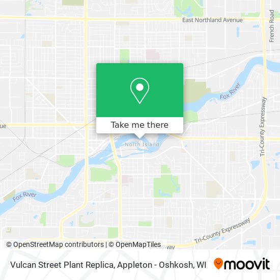 Vulcan Street Plant Replica map