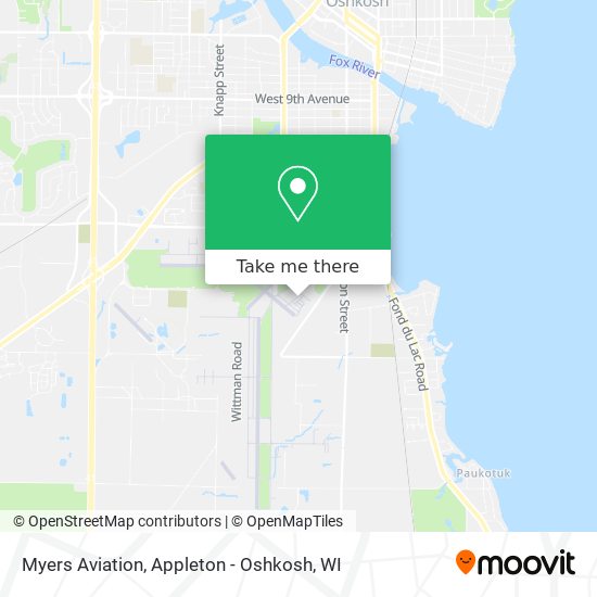Myers Aviation map
