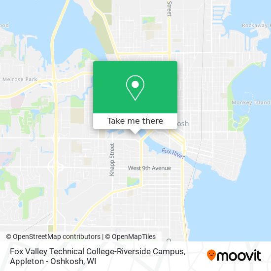 Fox Valley Technical College-Riverside Campus map