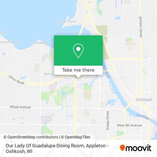 Our Lady Of Guadalupe Dining Room map