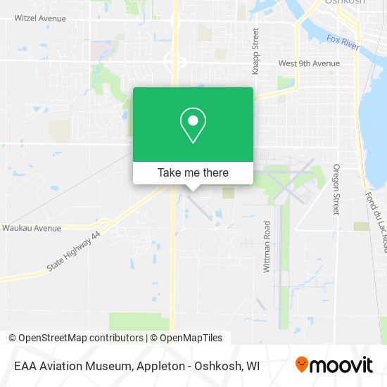 EAA Aviation Museum map