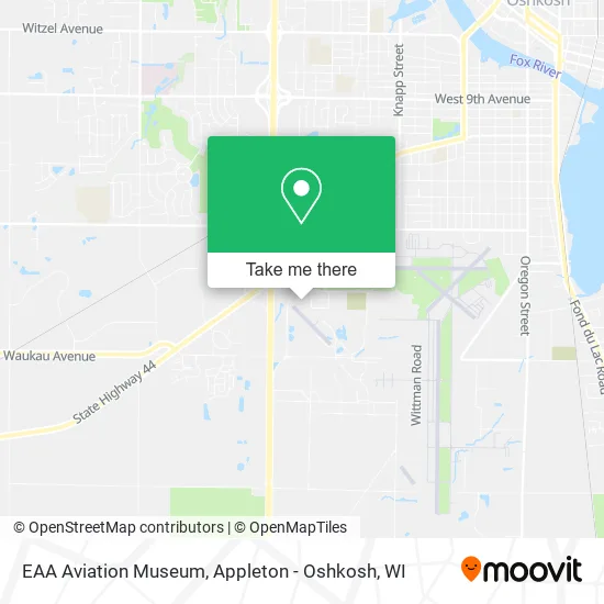 Mapa de EAA Aviation Museum