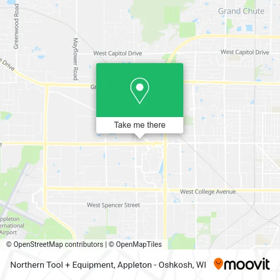 Mapa de Northern Tool + Equipment