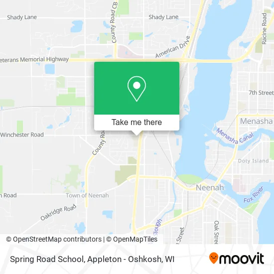 Mapa de Spring Road School