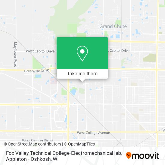 Mapa de Fox Valley Technical College-Electromechanical lab