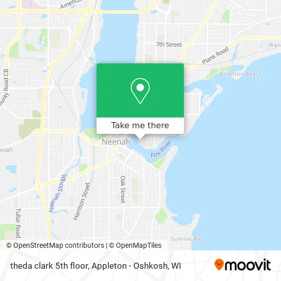theda clark 5th floor map
