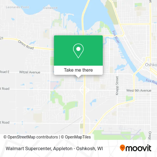 Mapa de Walmart Supercenter