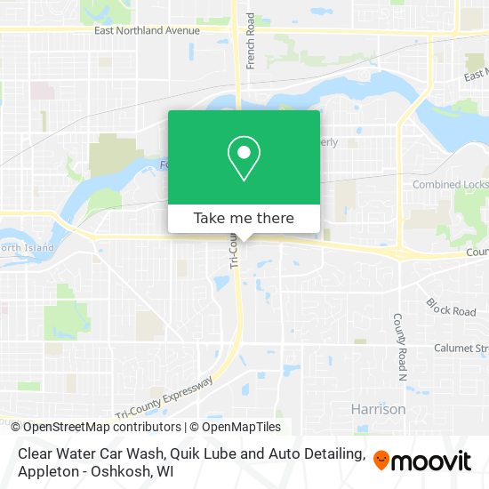 Clear Water Car Wash, Quik Lube and Auto Detailing map