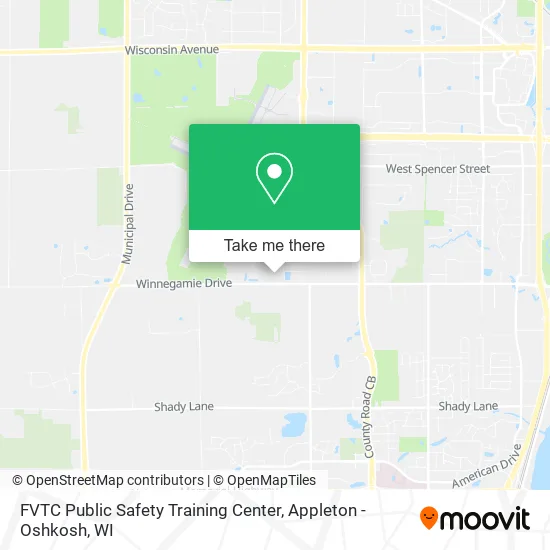 FVTC Public Safety Training Center map