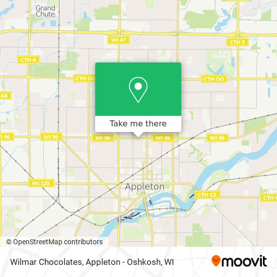 Wilmar Chocolates map