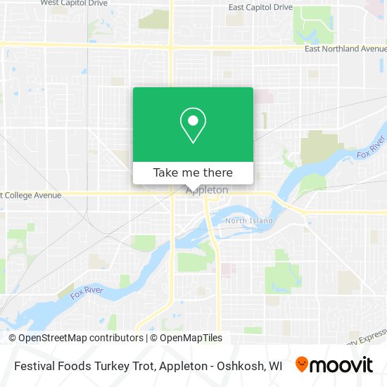 Festival Foods Turkey Trot map