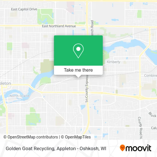 Mapa de Golden Goat Recycling