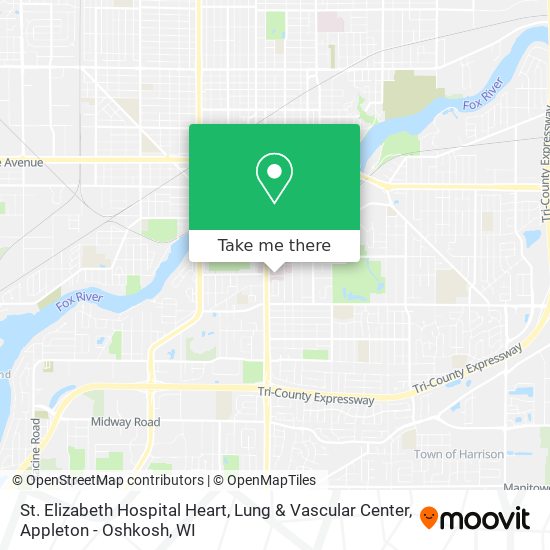 St. Elizabeth Hospital Heart, Lung & Vascular Center map