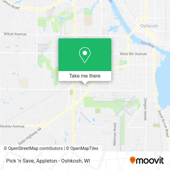 Mapa de Pick 'n Save