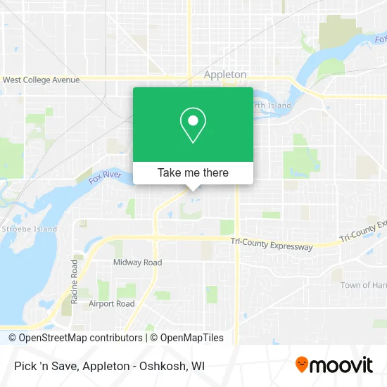 Pick 'n Save map