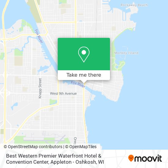 Mapa de Best Western Premier Waterfront Hotel & Convention Center